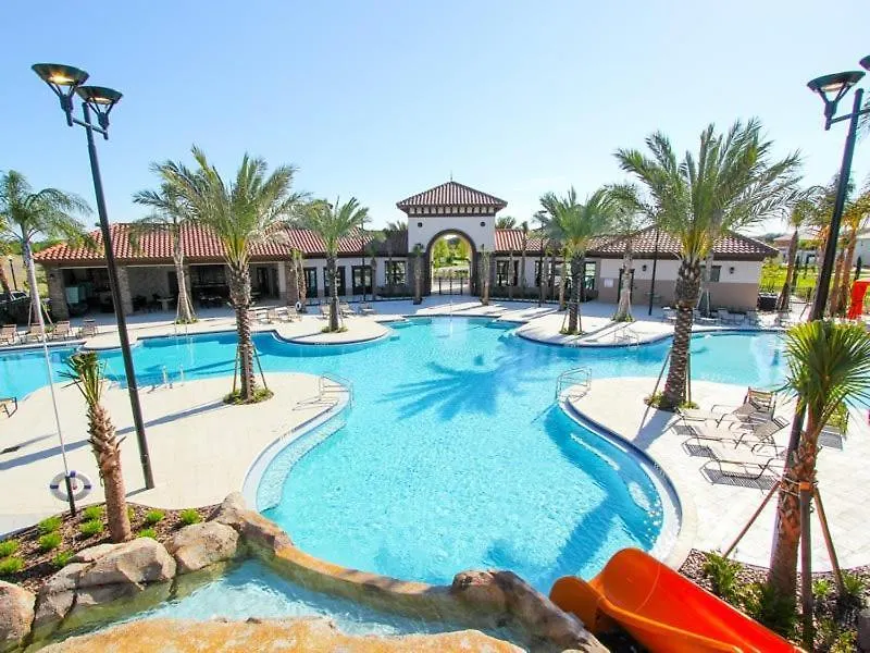 Gorgeous 5 Bedroom 4.5 Bath Pool Home With Games Room Davenport 0*,  United States